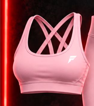 Fit Freakz Women’s Pink Sports Bra