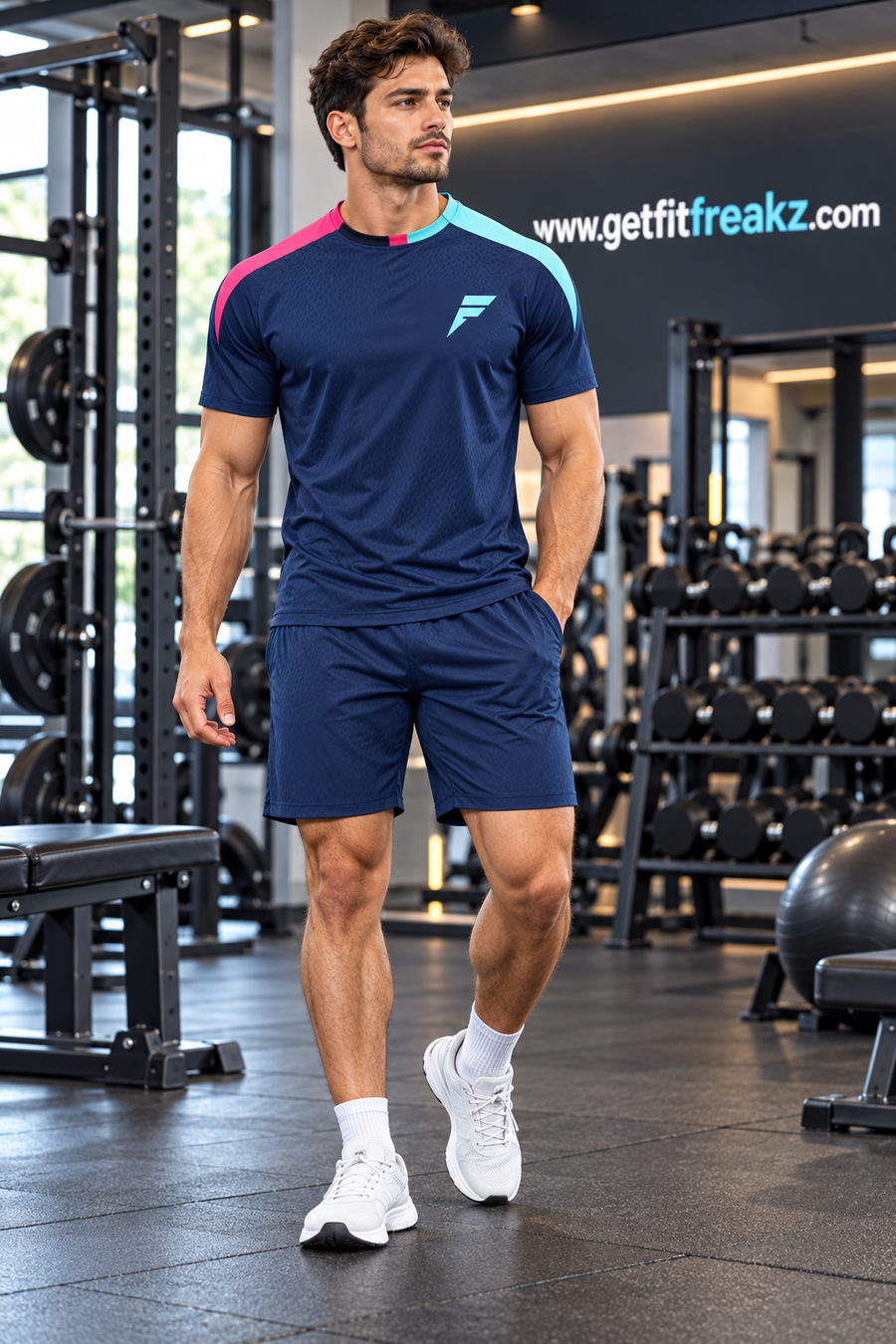 Navy gym set